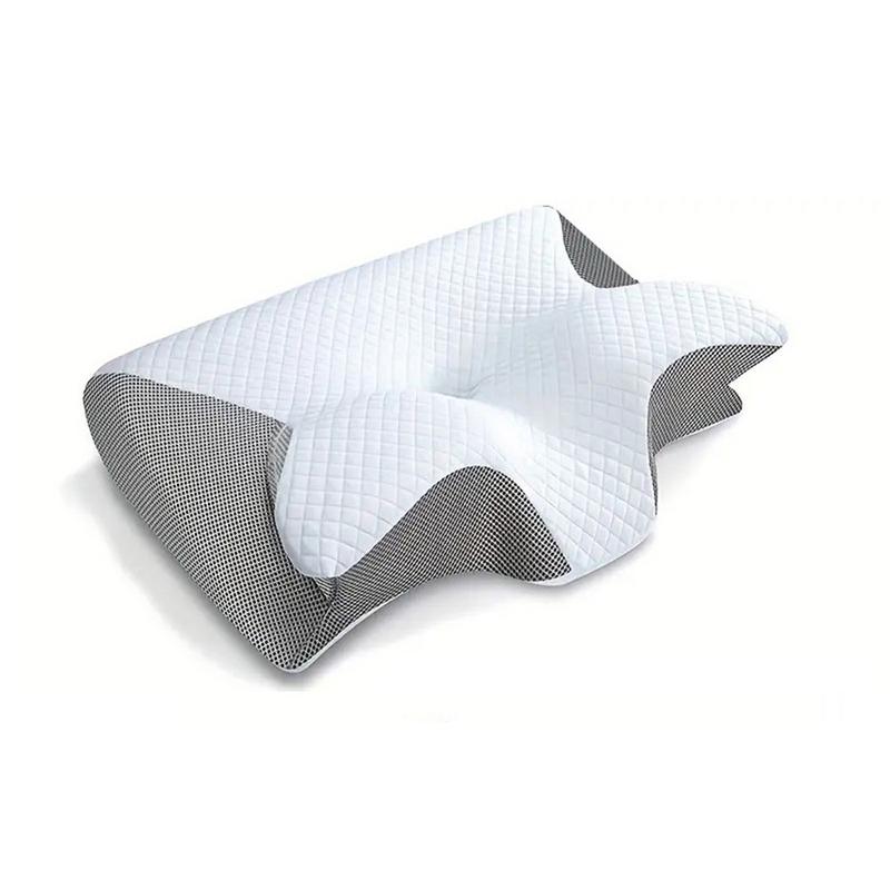Cervical Alignment Contour Memory Foam Pillow for Neck, Shoulder & Spine Support